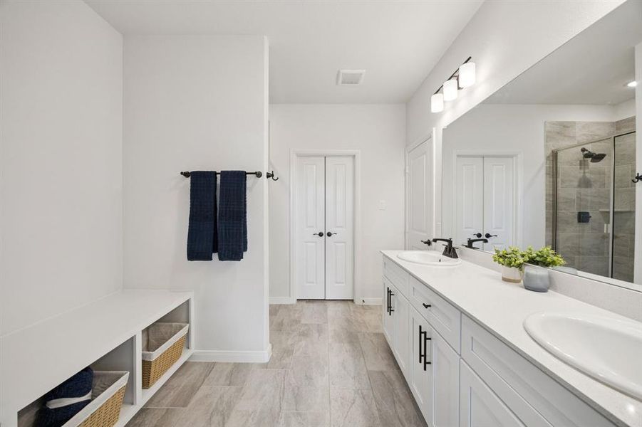 Furnished interior view inside a new home in Mantua Point, Van Alstyne (Image 24).