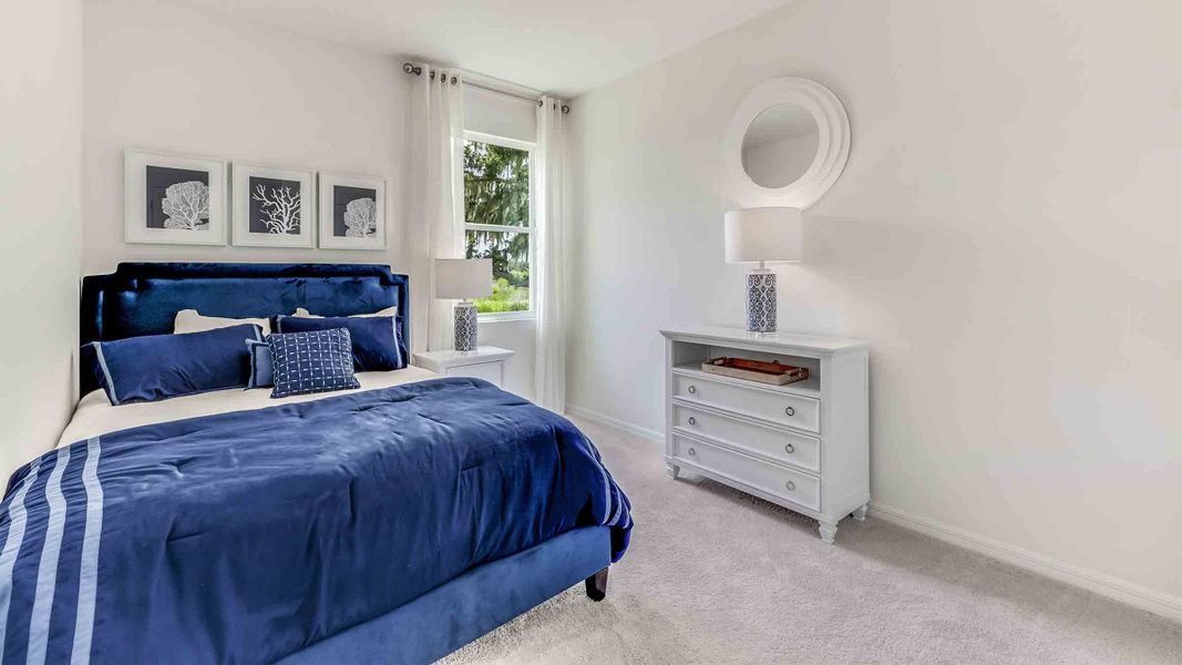 Furnished interior view inside a new home in Angeline, Land O' Lakes (Image 9).