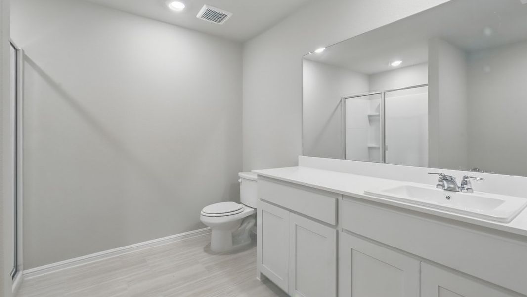 Furnished interior view inside a new home in Orchard Village, Fort Worth (Image 13). Furnished interior view inside a new home in Orchard Village, Fort Worth (Image 13).