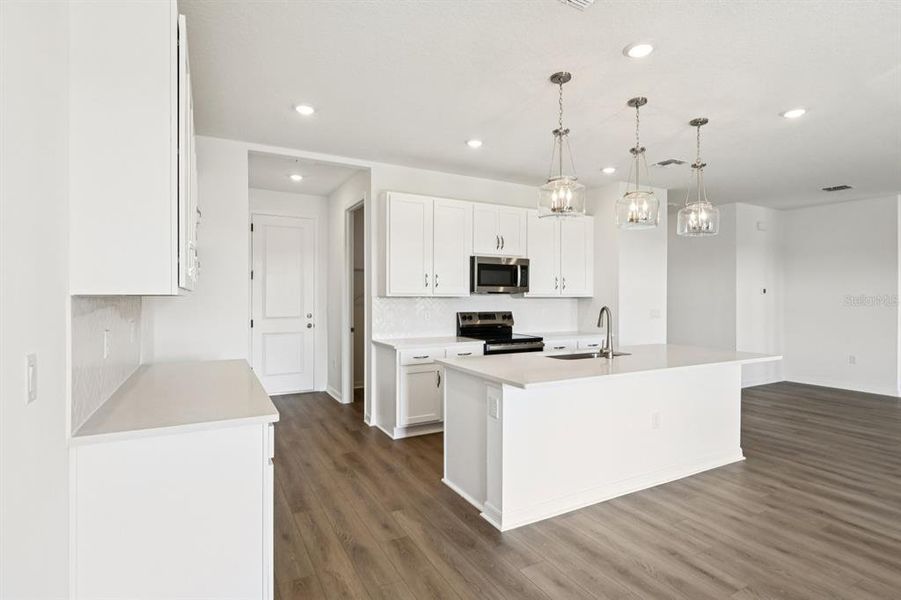Furnished interior view inside a new home in Tyson Reserve, St. Cloud (Image 2). Furnished interior view inside a new home in Tyson Reserve, St. Cloud (Image 2).