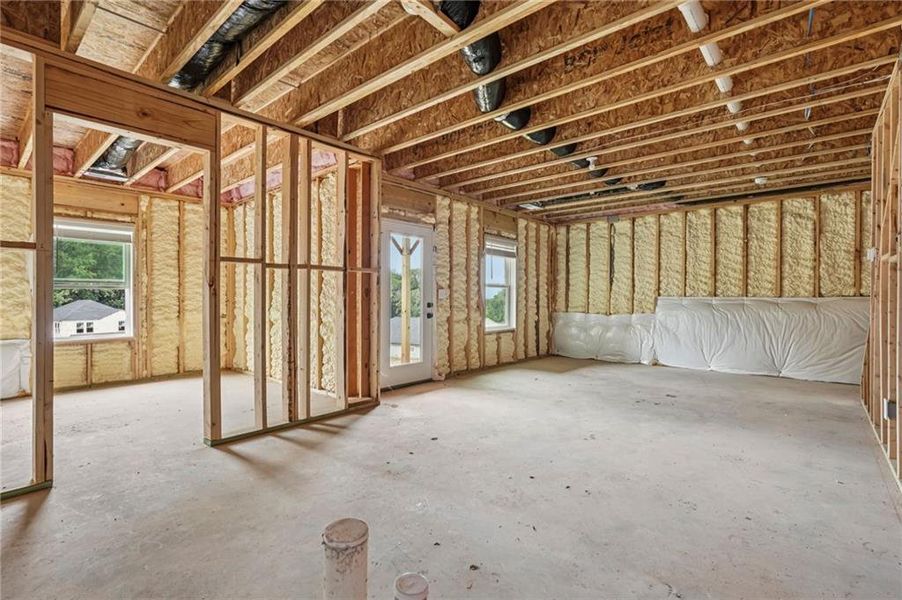 In-progress construction of a new home in Hemingway - Reserve Series, Cumming, GA (Image 55).