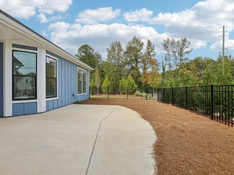 Exterior details and patio area of a home in , Holly Springs (Image 30).