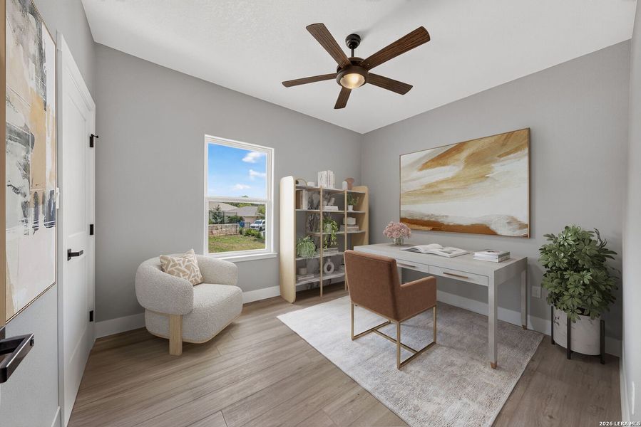 Furnished interior view inside a new home in , Kerrville (Image 12).