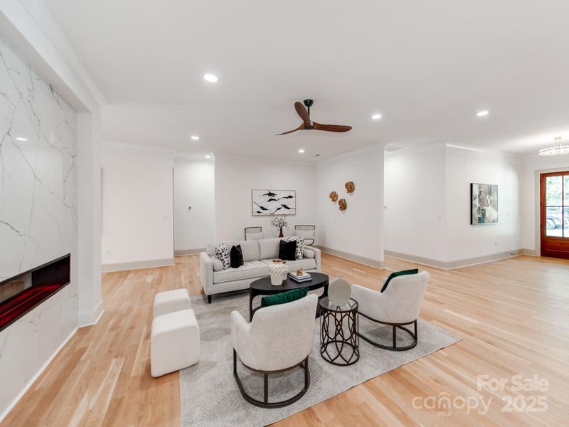 Furnished interior view inside a new home in , Charlotte (Image 33).