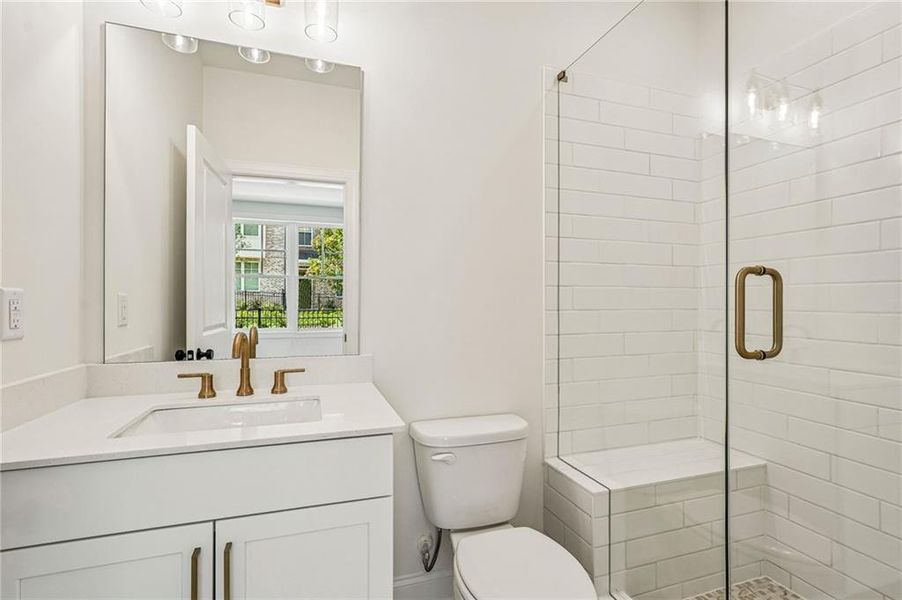 Furnished interior view inside a new home in Waterside Townhomes, Peachtree Corners (Image 11).