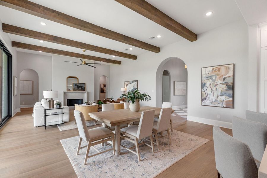 Furnished interior view inside a new home in , Bryan (Image 37).