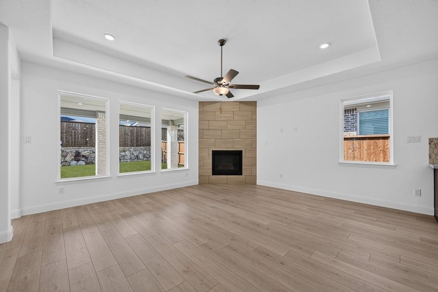 Spacious, unfurnished interior of a new home in South Oak, Lakewood Village (Image 14).