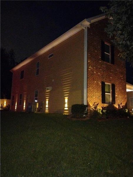 Exterior details and patio area of a home in , Rex (Image 2). Exterior details and patio area of a home in , Rex (Image 2).