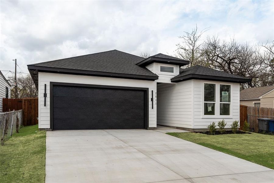 Front exterior of a new home in , Dallas, TX, highlighting curb appeal (Image 18).