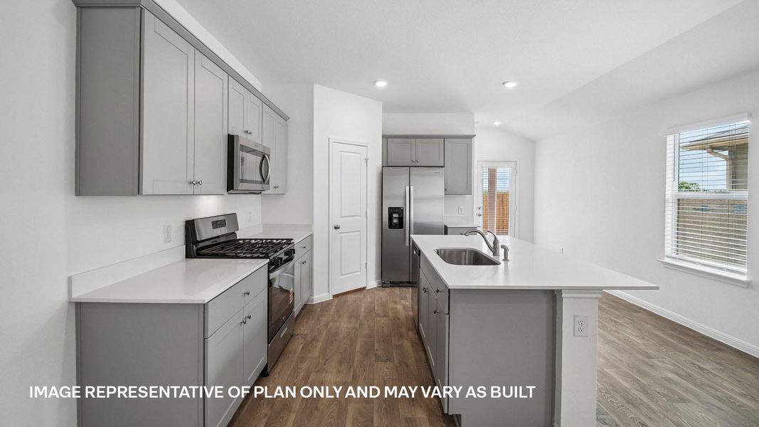Furnished interior view inside a new home in Southgrove, Kyle (Image 3).