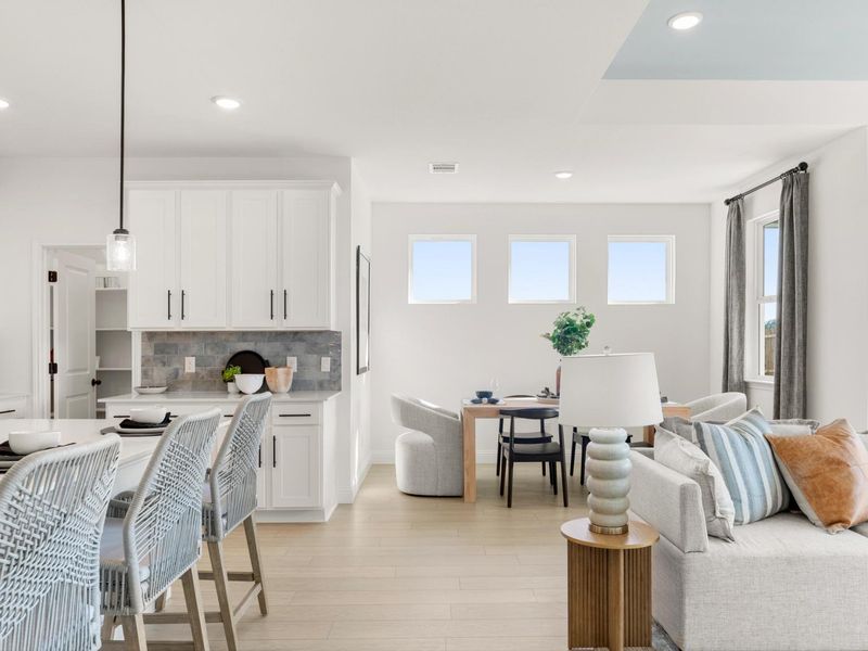 Furnished interior view inside a new home in Mercer Meadows, Royse City (Image 12).