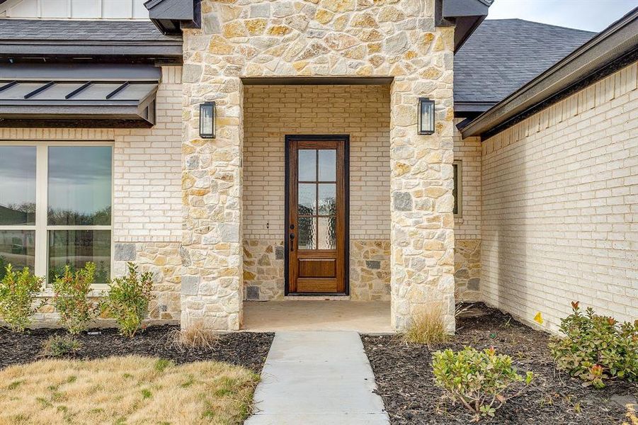 Exterior details and patio area of a home in , Millsap (Image 3).