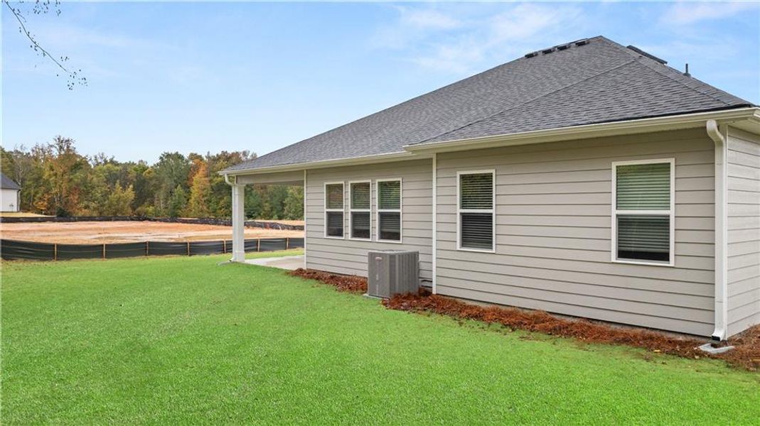 Exterior details and patio area of a home in Kingston Ranch at Lake Oconee, Buckhead (Image 17).