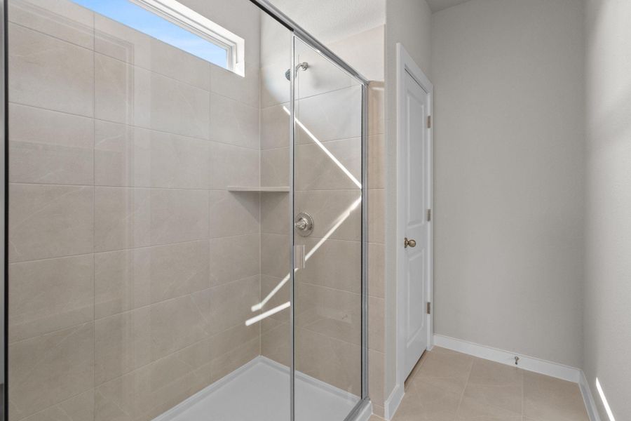 Walk-in shower in Primary Bath Walk-in shower in Primary Bath
