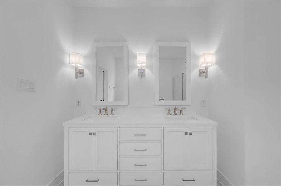 Furnished interior view inside a new home in Timberbrook, Justin (Image 17).