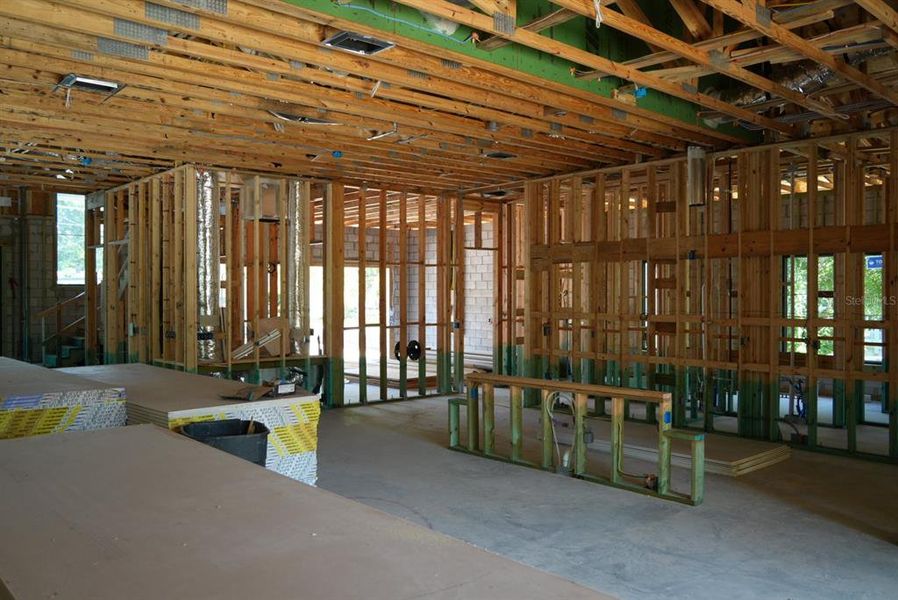 In-progress construction of a new home in , Orlando, FL (Image 16).