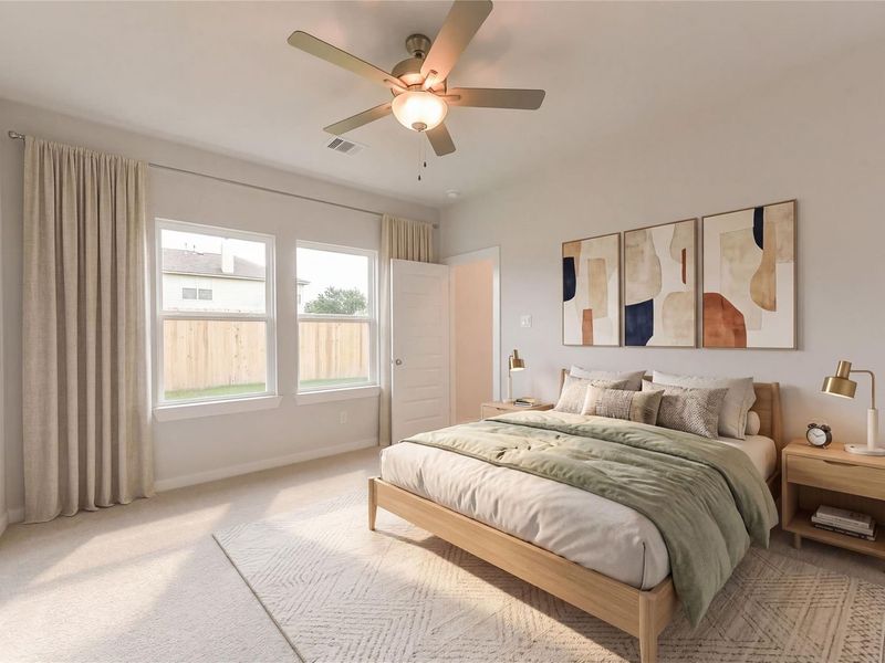 Furnished interior view inside a new home in The Villages at WestPointe, Dayton (Image 21).