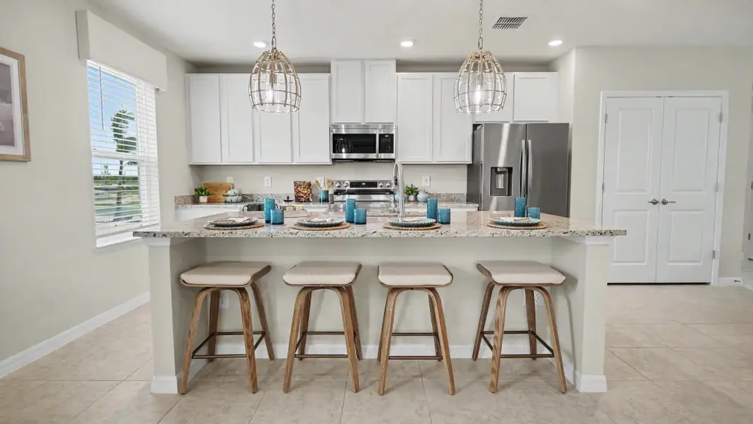 Representative furnished interior of a home built from the Carrington by Maronda Homes in Malabar Springs, Palm Bay (Image 9).