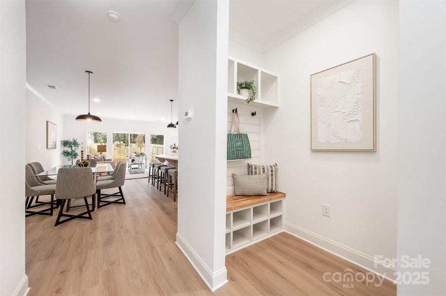 Furnished interior view inside a new home in , Charlotte (Image 10).