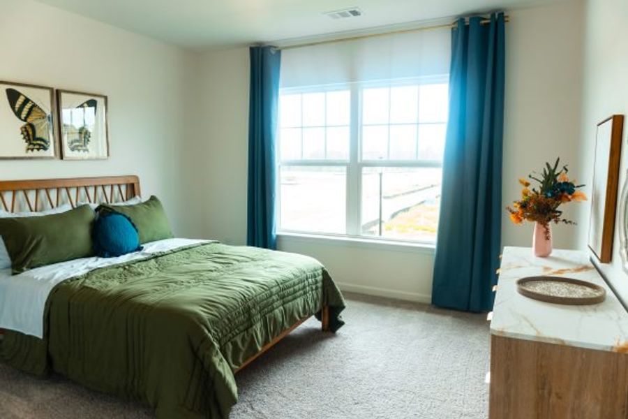 Representative furnished interior of a home built from the Graham by Piedmont Residential in Hampton Ridge, Jefferson (Image 36).
