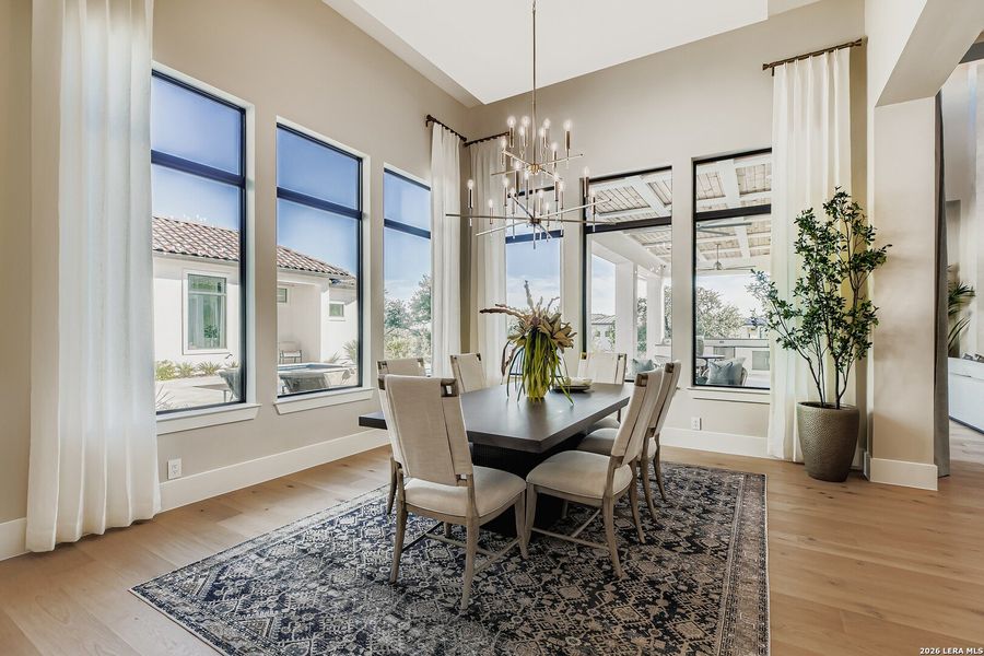 Furnished interior view inside a new home in Pecan Springs, Boerne (Image 33).