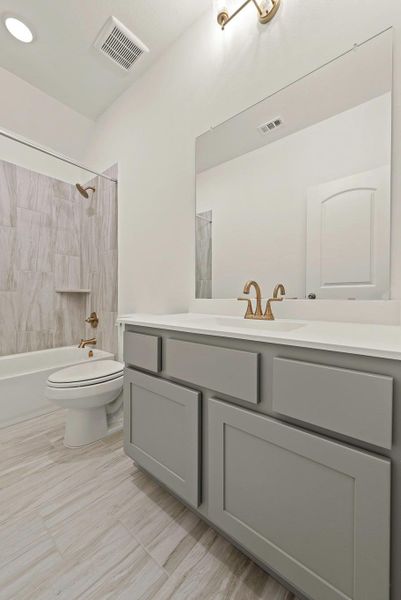 Furnished interior view inside a new home in , Brookshire (Image 8).