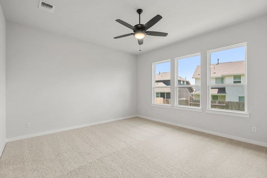 Spacious, unfurnished interior of a new home in Lariat, Liberty Hill (Image 36). Spacious, unfurnished interior of a new home in Lariat, Liberty Hill (Image 36).