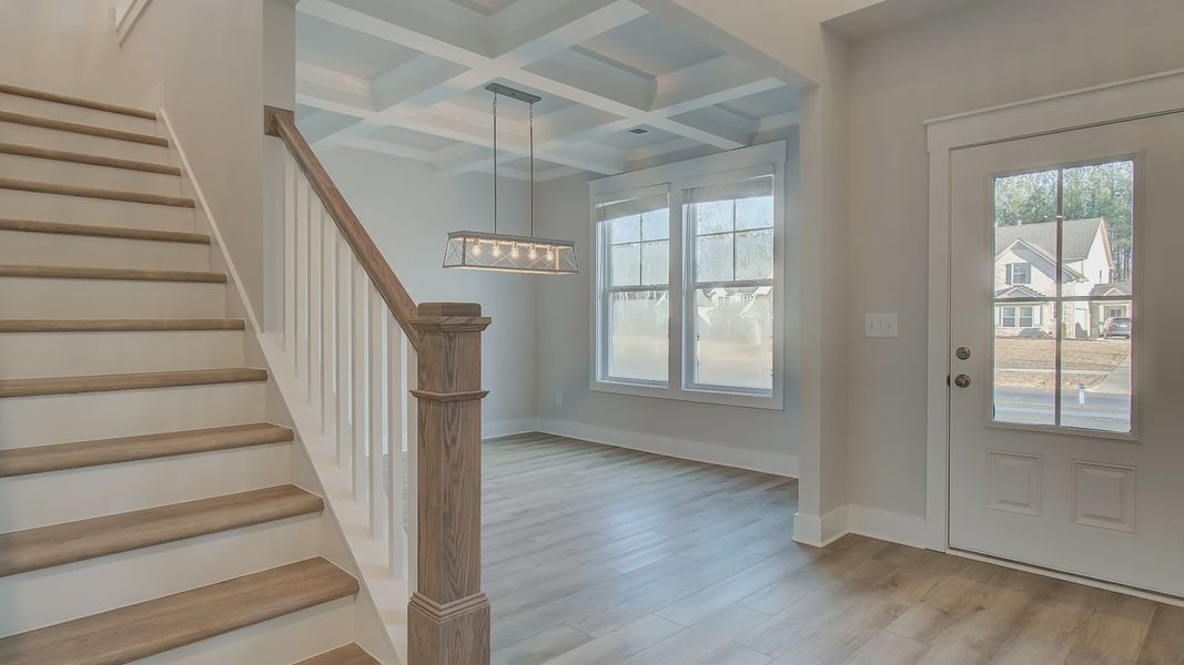 Representative furnished interior of a home built from the Lauren II by DRB Homes in Saddleridge, Senoia (Image 6). Representative furnished interior of a home built from the Lauren II by DRB Homes in Saddleridge, Senoia (Image 6).