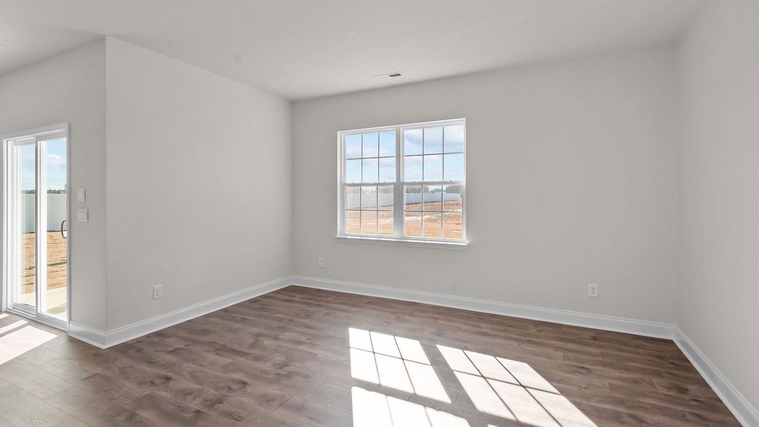 Spacious, unfurnished interior of a new home in Bedford Place, Wilson (Image 23). Spacious, unfurnished interior of a new home in Bedford Place, Wilson (Image 23).
