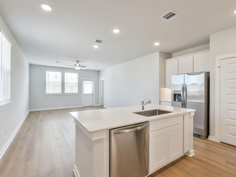 Furnished interior view inside a new home in Liberty Estates, Cleveland (Image 16).