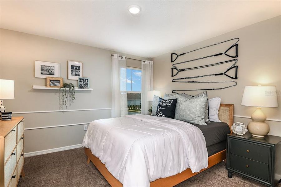 Furnished interior view inside a new home in Crosswinds, Haines City (Image 25).