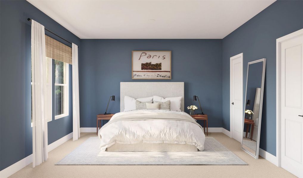 Private primary suite (*Artist rendering used for illustration purposes only.) Private primary suite (*Artist rendering used for illustration purposes only.)