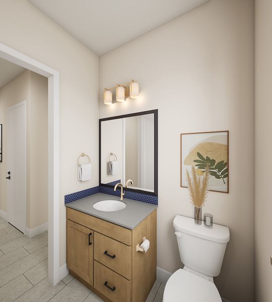 Representative furnished interior of a home built from the Rosemary Plan 40-2 by Tri Pointe Homes in Soleo, San Tan Valley (Image 15).