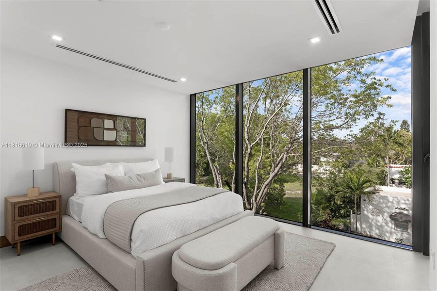 Furnished interior view inside a new home in , Miami (Image 9). Furnished interior view inside a new home in , Miami (Image 9).