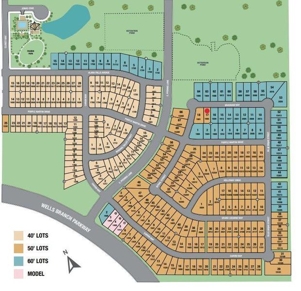 1905 Bradham Way sitemap location