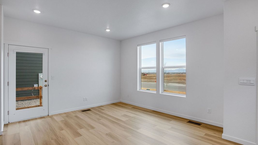 Spacious, unfurnished interior of a new home in Tailholt, Severance (Image 12). Spacious, unfurnished interior of a new home in Tailholt, Severance (Image 12).
