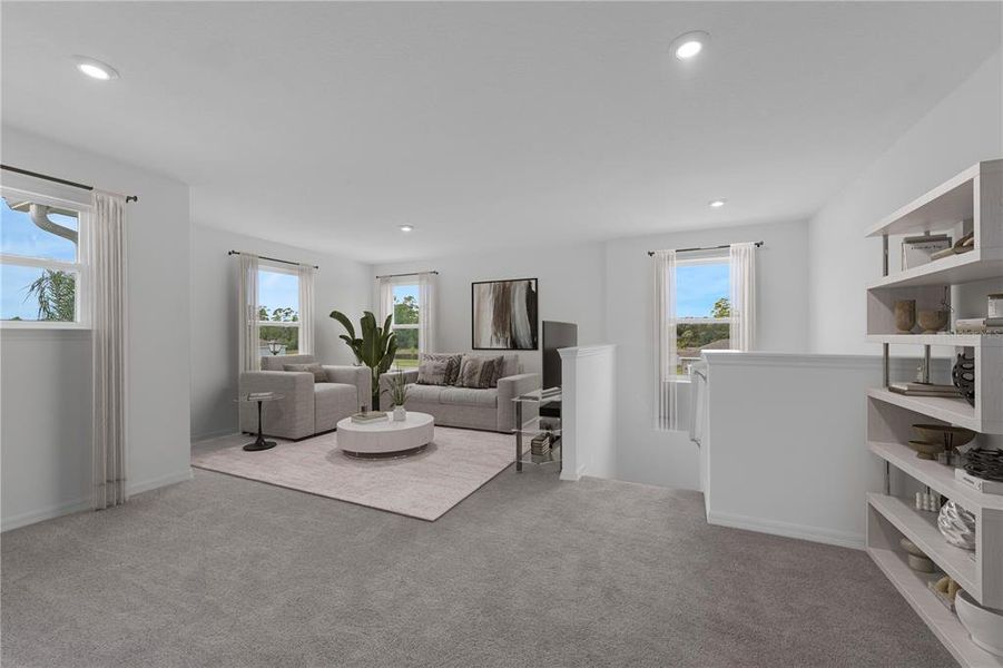 Furnished interior view inside a new home in Brack Ranch, St. Cloud (Image 29).