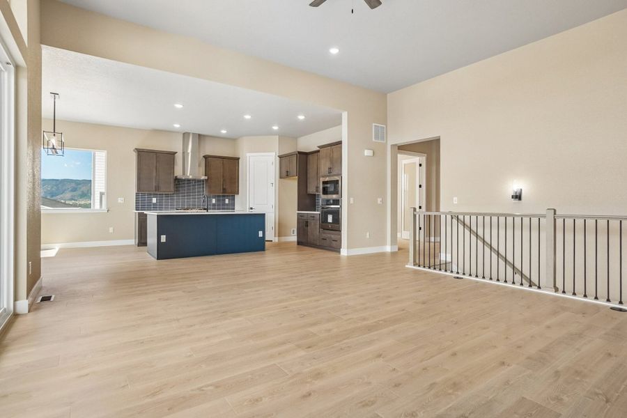 Spacious, unfurnished interior of a new home in Jackson Creek North, Monument (Image 43).