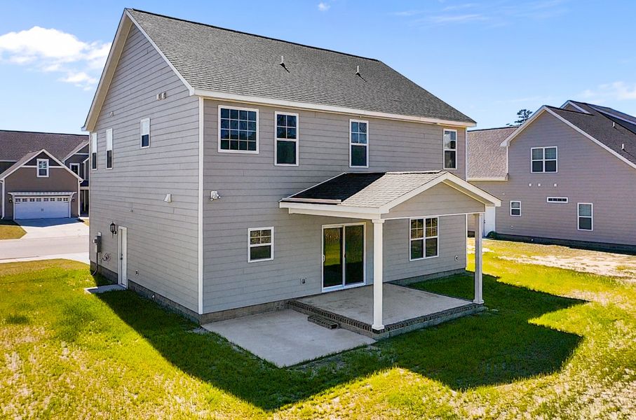 Representative exterior photo of a completed home built from the Turner by Bill Clark Homes in Davenport Farms, Winterville, NC (Image 27). Representative exterior photo of a completed home built from the Turner by Bill Clark Homes in Davenport Farms, Winterville, NC (Image 27).