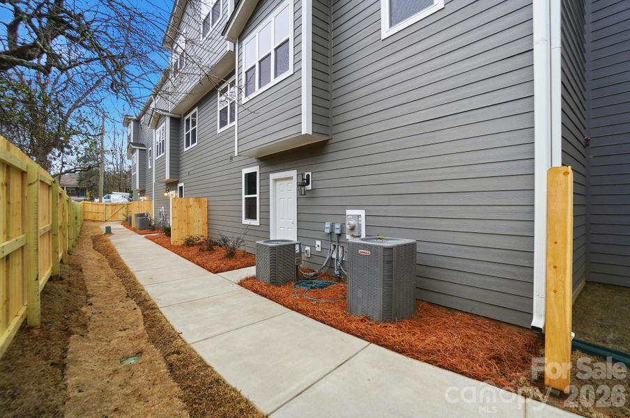 Exterior details and patio area of a home in , Charlotte (Image 23). Exterior details and patio area of a home in , Charlotte (Image 23).