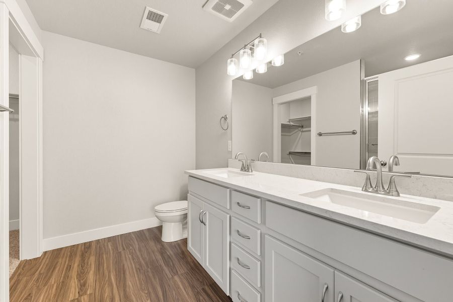 Furnished interior view inside a new home in The Lakes at Centerra, Loveland (Image 6). Furnished interior view inside a new home in The Lakes at Centerra, Loveland (Image 6).