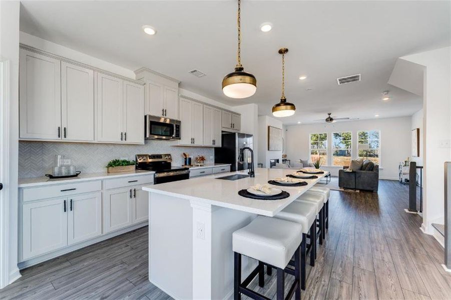 Furnished interior view inside a new home in Chandler Run, Tucker (Image 12).