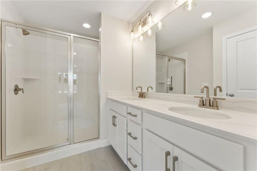 Furnished interior view inside a new home in East Park Village, Kennesaw (Image 11).