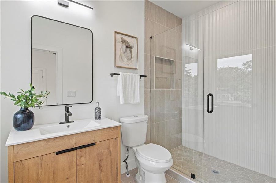 Furnished interior view inside a new home in , Atlanta (Image 34). Furnished interior view inside a new home in , Atlanta (Image 34).