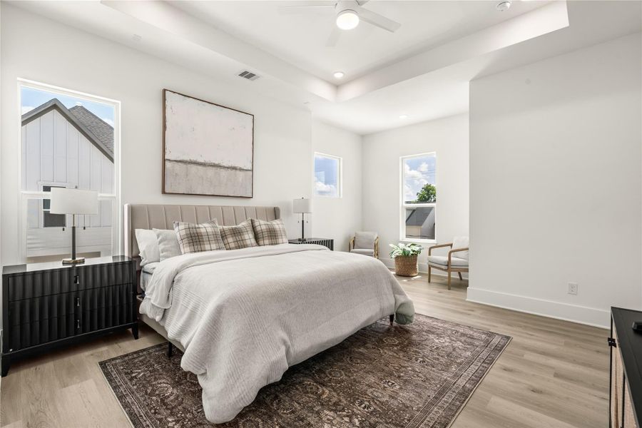 Furnished interior view inside a new home in , Houston (Image 29).