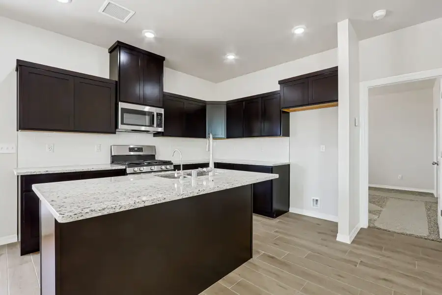 Representative furnished interior of a home built from the Desert Willow by View Homes in Paseo del Este, El Paso (Image 11).