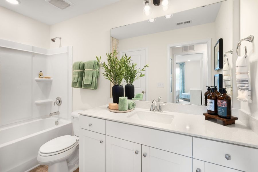 Representative furnished interior of a home built from the Bryce by Mattamy Homes in Magnolia Park Townes, Garner (Image 23).