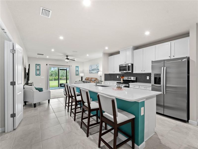 Furnished interior view inside a new home in , Port Charlotte (Image 6).