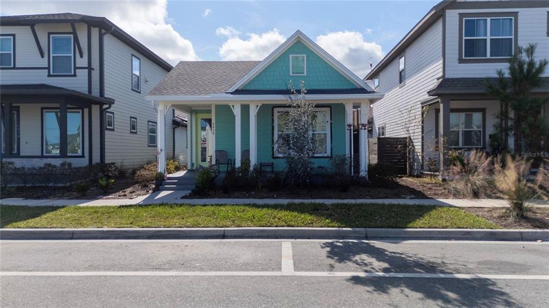 Front exterior of a new home in , St. Cloud, FL, highlighting curb appeal (Image 1). Front exterior of a new home in , St. Cloud, FL, highlighting curb appeal (Image 1).
