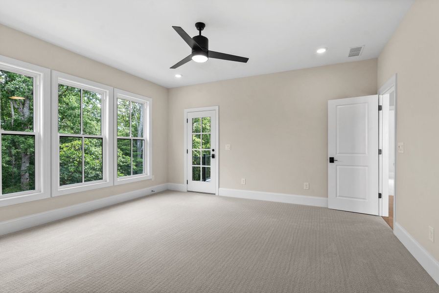 Representative unfurnished interior of a home built from the The Olmstead II by The Providence Group in Waterside Single Family, Peachtree Corners (Image 46).